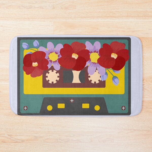 Item preview, Illustration Cassette tape with Flowers designed and sold by AlginaPugachova.