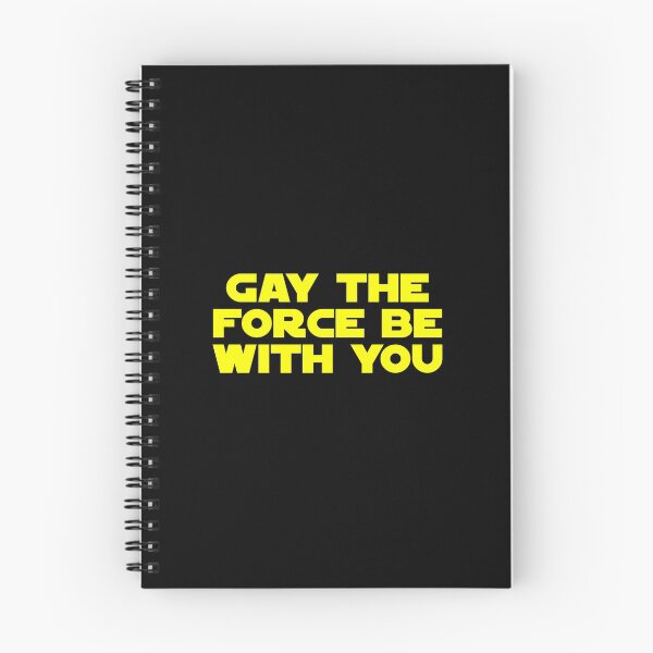 Item preview, Gay the Force (yellow, bold) designed and sold by AllQueerHere.