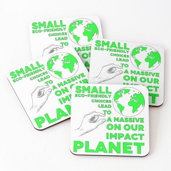 Item preview, Small Eco-Friendly Choices Big Impact – Earth Sustainability Design designed and sold by MONTRIS.