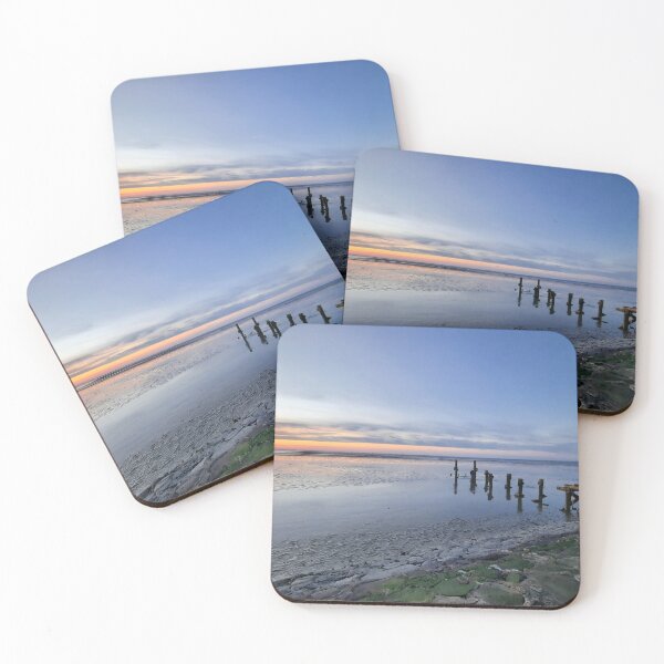 Item preview, Art by Mike Photography Photo of a sunset on the beach. Romantic evening atmosphere. designed and sold by allartbymike.