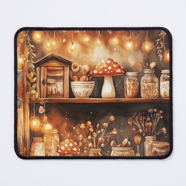 Item preview, Mushroom Cottage Kitchen designed and sold by SporeandCanvas.