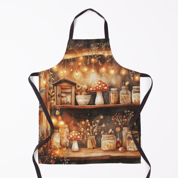 Item preview, Mushroom Cottage Kitchen designed and sold by SporeandCanvas.