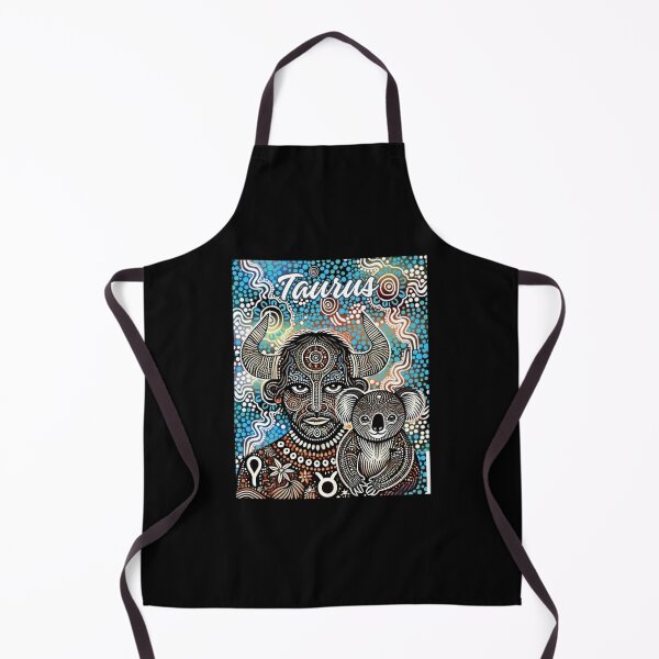Item preview, Taurus Horned Man with Koala Aboriginal Dot Art designed and sold by Kjahli.