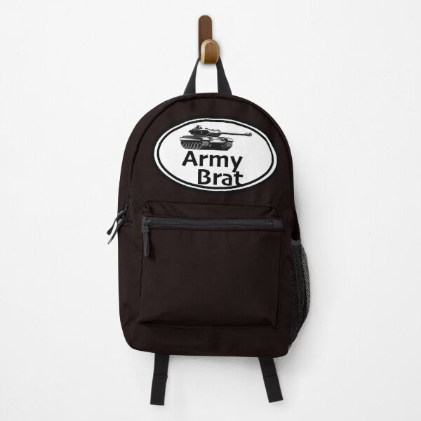 Item preview, Army Brat print novelty with tank illustration  designed and sold by PSST-Design.