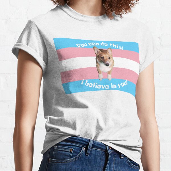 Artikel-Vorschau von Du schaffst das! (Trans-Stolz), designt und verkauft von Queer-Corgi.