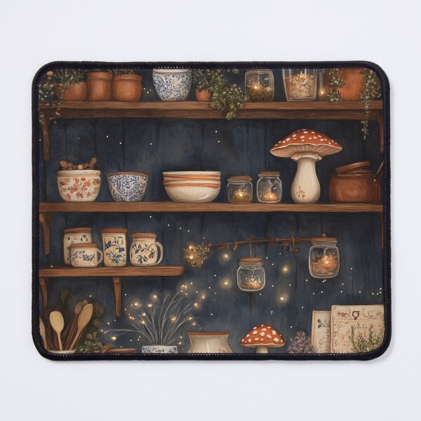 Item preview, A rustic hideaway where fairies might brew potions designed and sold by SporeandCanvas.