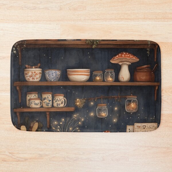 Item preview, A rustic hideaway where fairies might brew potions designed and sold by SporeandCanvas.