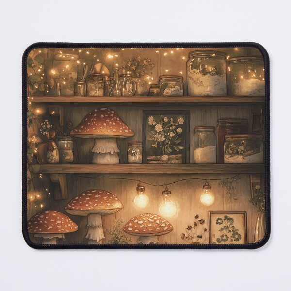 Item preview, Love mushrooms, fairy lights, and vintage cottage vibes? designed and sold by SporeandCanvas.