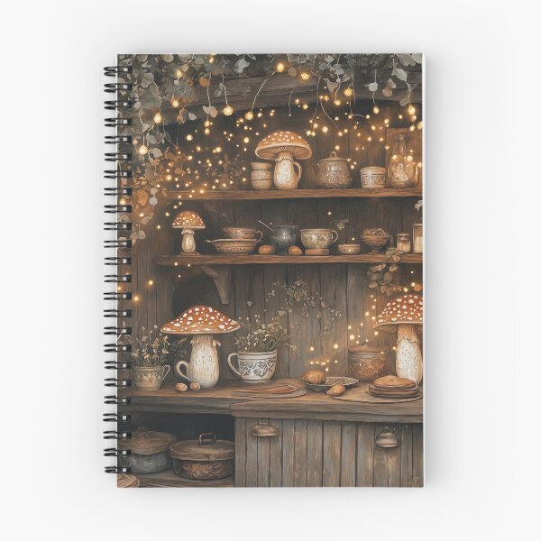 Item preview, magine sipping tea in a cottagecore dream kitchen designed and sold by SporeandCanvas.