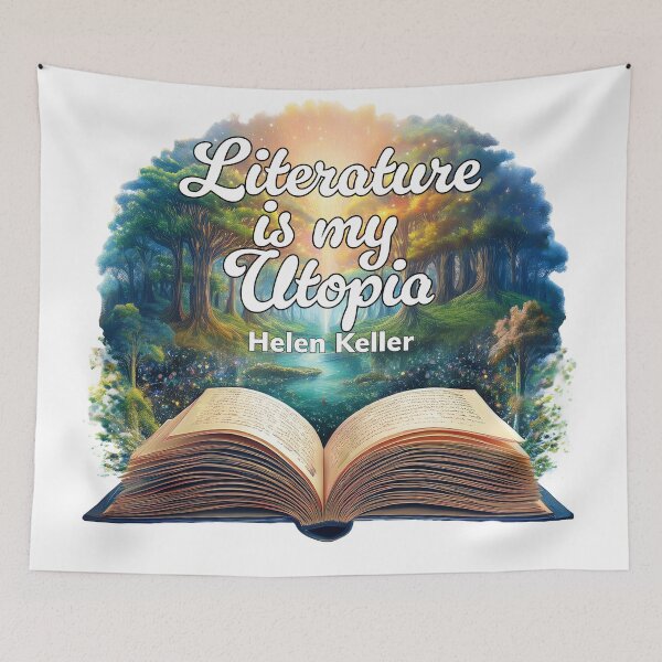 Item preview, Literature is my Utopia designed and sold by AnTartstudios.