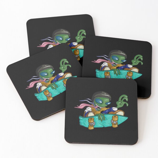 Item preview, Funny Alien Skateboarder with Tongue designed and sold by Joncasmiart.