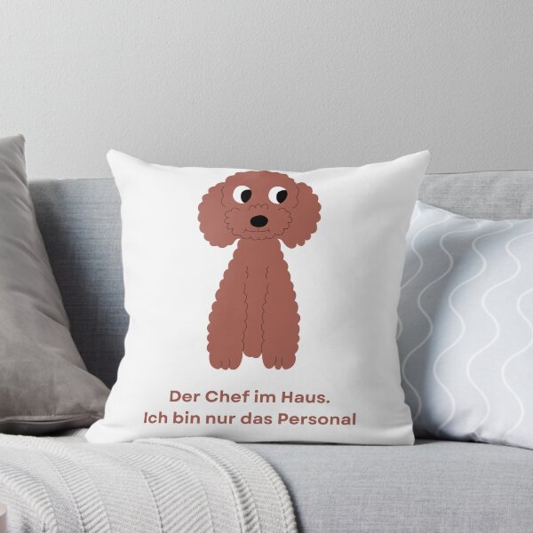 Item preview, The boss in the house – funny poodle design designed and sold by pudelicious.