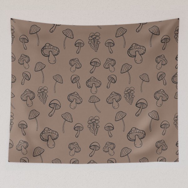Item preview, Brown Cafe Mocha Mousse Mushrooms designed and sold by Susan Link.