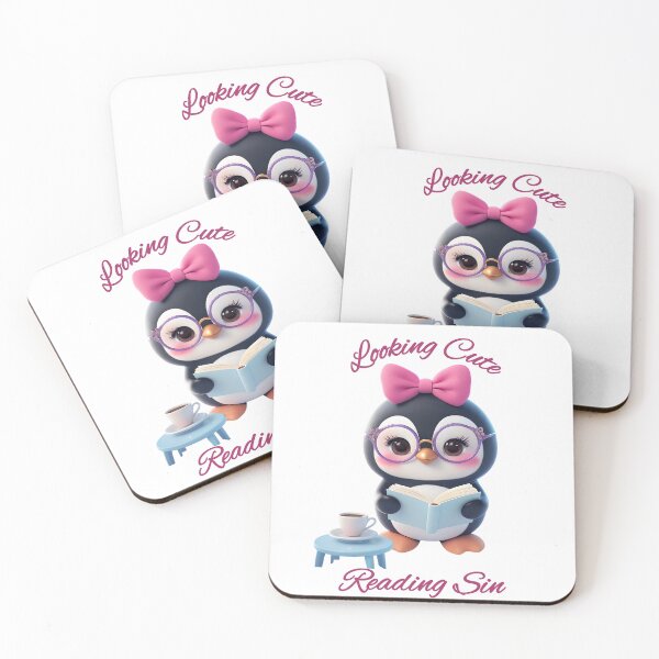 Item preview, Penguin reading designed and sold by CottonandQuill.