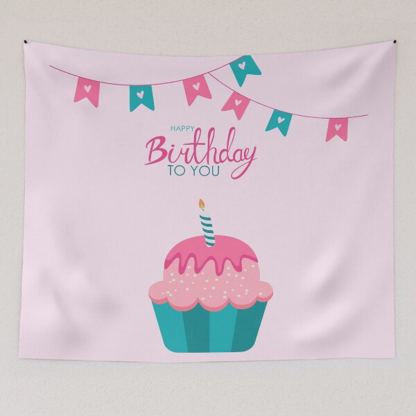 Item preview, Feliz cumpleaños para ti y cupcakes, decoraciones. designed and sold by AlginaPugachova.
