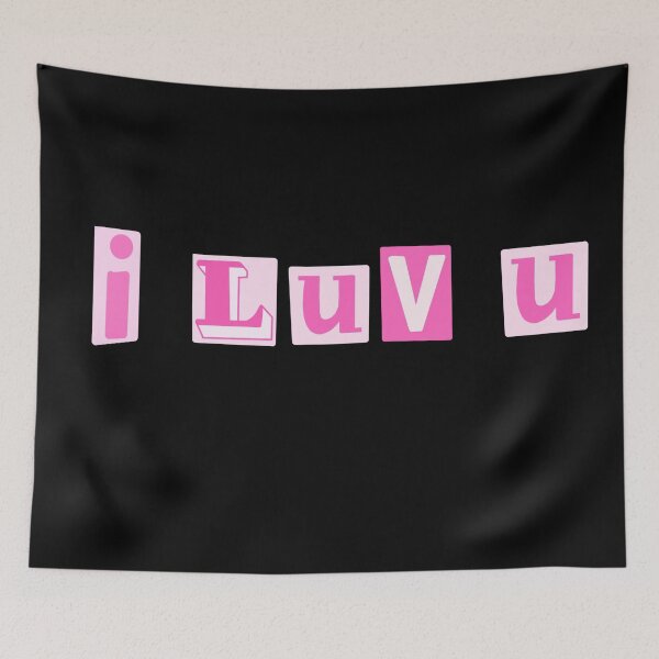 Item preview, I luv u quote designed and sold by marixdigital.