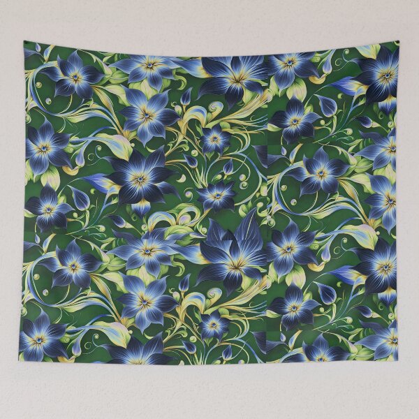Item preview, Wonderful blue flowers designed and sold by Dusanka Djeric.