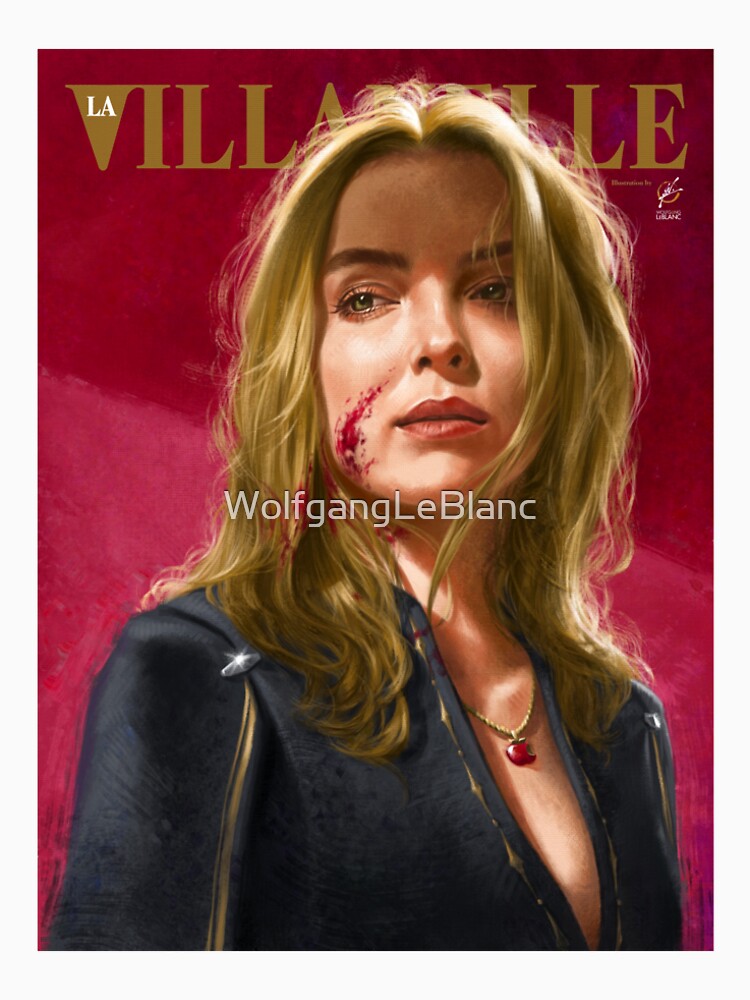 Thumbnail 6 of 6, Premium T-Shirt, Villanelle Painted Portrait designed and sold by WolfgangLeBlanc.