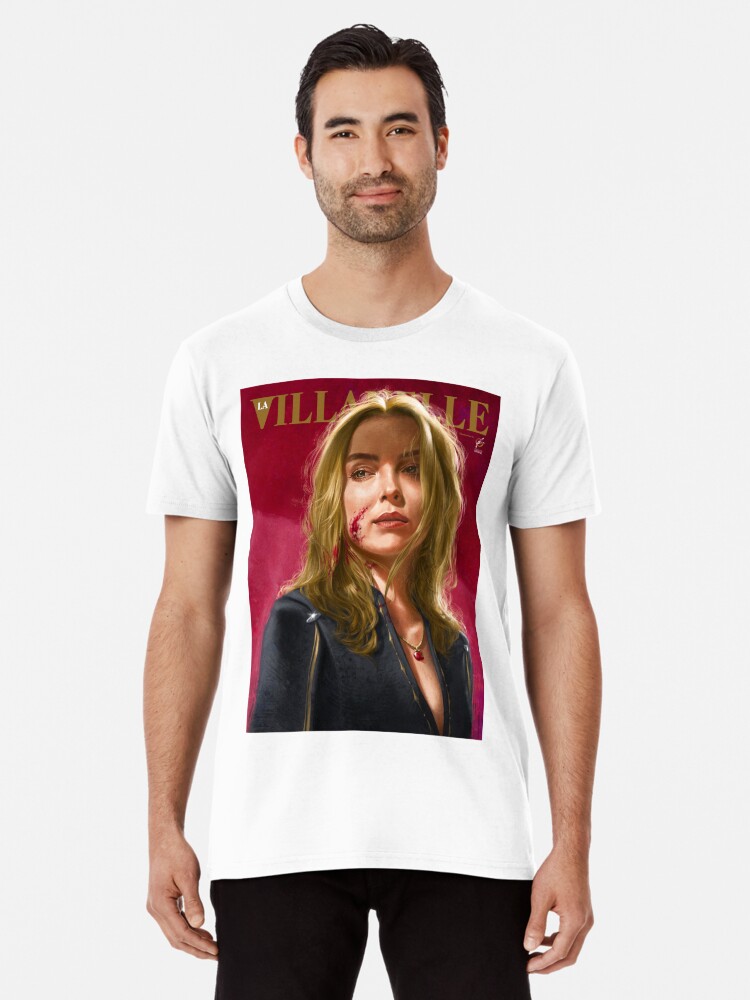 Thumbnail 1 of 6, Premium T-Shirt, Villanelle Painted Portrait designed and sold by WolfgangLeBlanc.