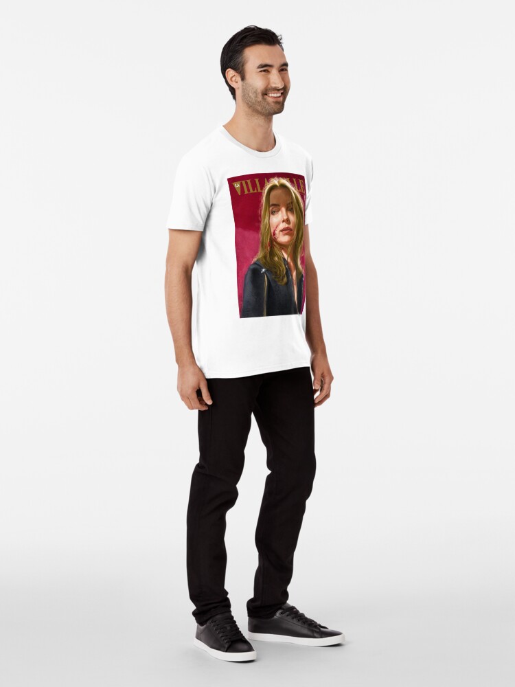Thumbnail 3 of 6, Premium T-Shirt, Villanelle Painted Portrait designed and sold by WolfgangLeBlanc.