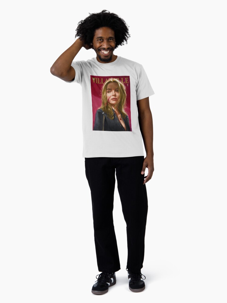 Thumbnail 3 von 4, Premium T-Shirt, Villanelle gemaltes Porträt designt und verkauft von WolfgangLeBlanc.