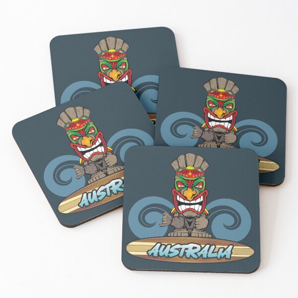 Item preview, Australia Surf Tiki Shaka designed and sold by studioss76.