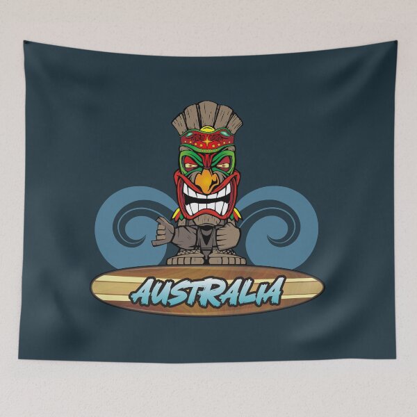 Item preview, Australia Surf Tiki Shaka designed and sold by studioss76.