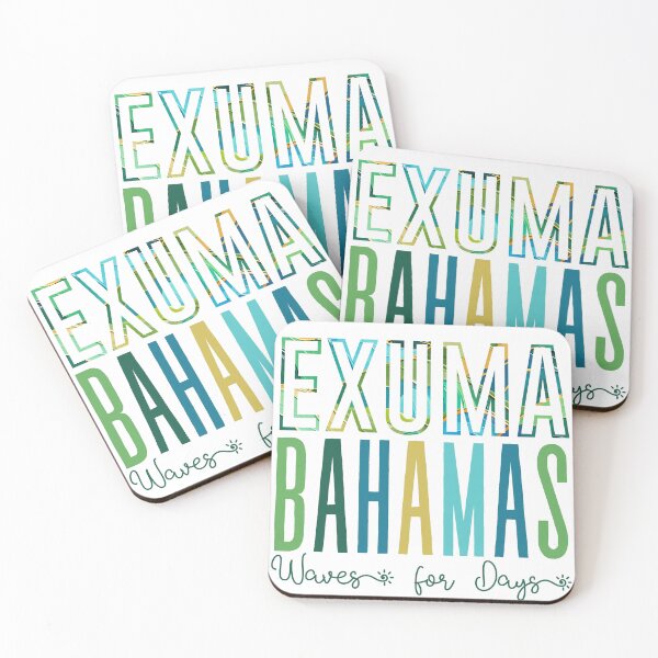 Item preview, Exuma Bahamas (Waves 2) designed and sold by Whackadoodletee.