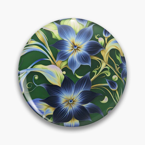 Item preview, Wonderful blue flowers designed and sold by Dusanka Djeric.