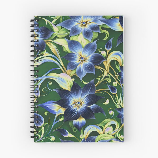 Item preview, Wonderful blue flowers designed and sold by Dusanka Djeric.