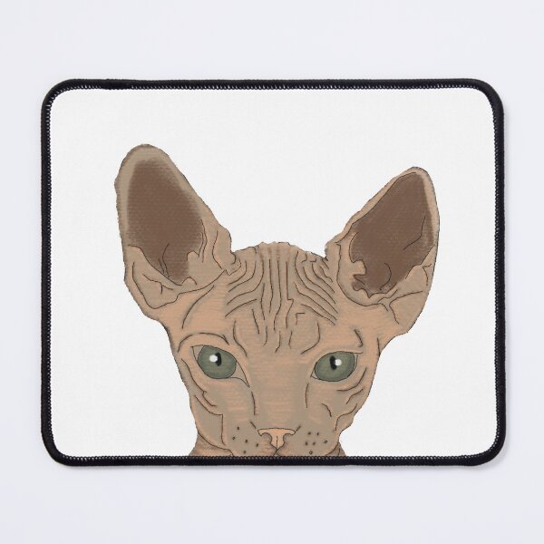 Item preview, Hairless cat designed and sold by BugArtnDesign.