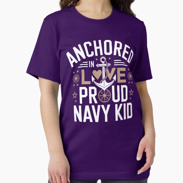 Item preview, Proud Navy Kids – Anchored in Love designed and sold by tmerchtrends.