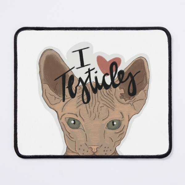 Item preview, I love testicles designed and sold by BugArtnDesign.