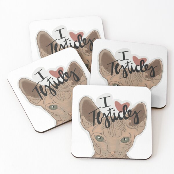 Item preview, I love testicles designed and sold by BugArtnDesign.