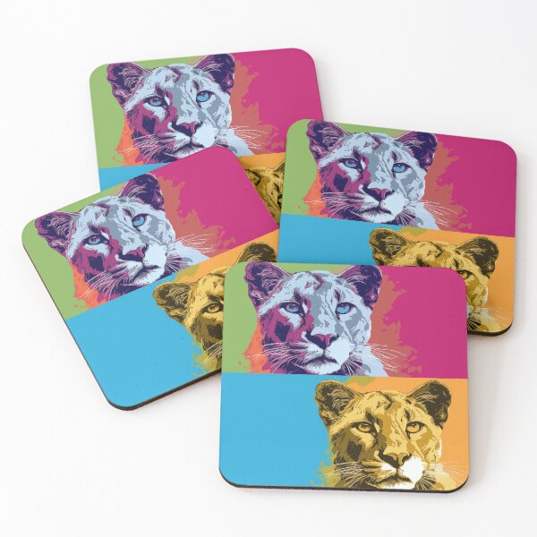 Item preview, Mountain Lion Popart designed and sold by RedHandedOD.