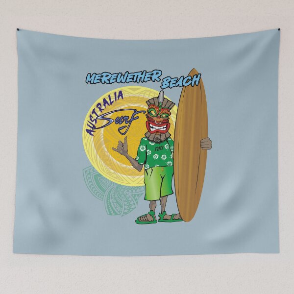 Item preview, Merewether Beach Australia Tiki Surf vintage designed and sold by studioss76.