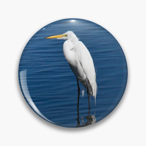 Item preview, Merritt Island Reflecting Egret designed and sold by richardbryce.