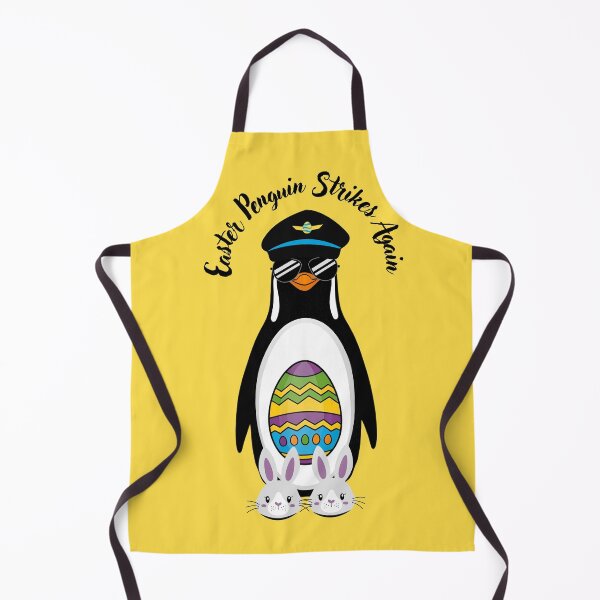 Item preview, Easter Penguin Strikes Again, Happy Easter, Penguin, designed and sold by GOLDENGARDENART.