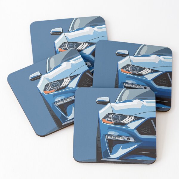 Item preview, Racing Blue Pony Sportscar designed and sold by EJGIBSON.