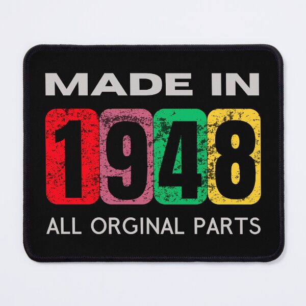 Item preview, Made in 1948 - All Original Parts | Vintage 75th Birthday Gift designed and sold by Psycho-Crazy.