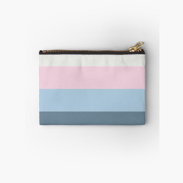 Item preview, Stripes of Sterling Silver Grey, Ballerina Pink, Ice Water Blue, and Smoke Blue designed and sold by BubbleGalaxy.