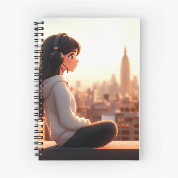 Item preview, Anime New York Rooftop Relaxation  designed and sold by EJGIBSON.
