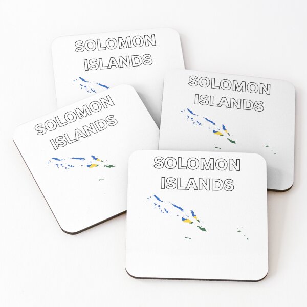 Item preview, Solomon Islands Flag Map designed and sold by atomstartup.