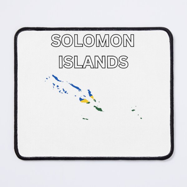 Item preview, Solomon Islands Flag Map designed and sold by atomstartup.
