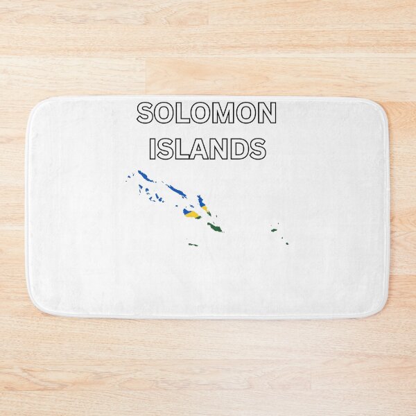 Item preview, Solomon Islands Flag Map designed and sold by atomstartup.