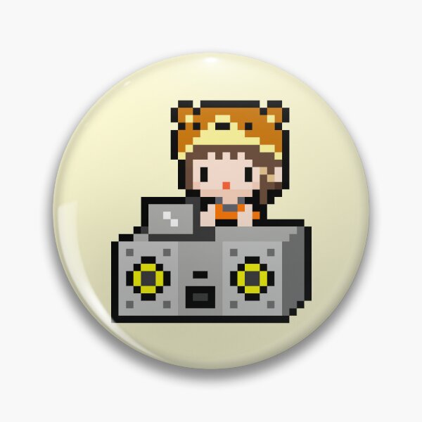 Item preview, Pixel Chibi Lain DJ ~ Anime designed and sold by internet-joshi.