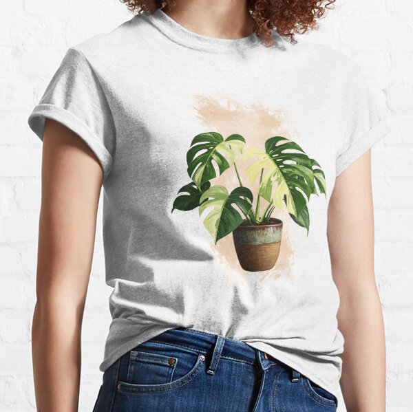 Item preview, Monstera Albo variegation t-shirt designed and sold by BioMemetics.