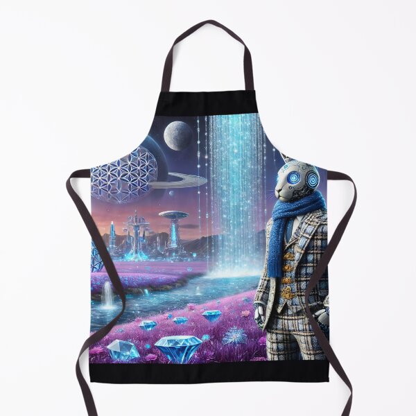 Item preview, A futuristic Cyborg Rabbit in Tweed suits 001L11P182TH6 designed and sold by OsirizyahDesign.