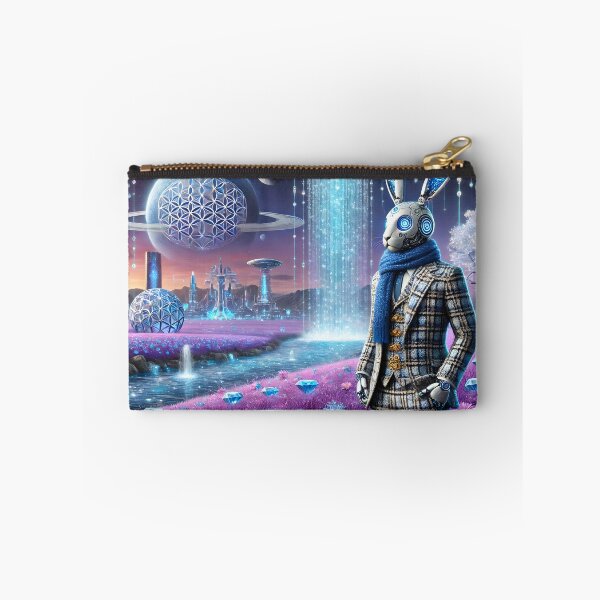 Item preview, A futuristic Cyborg Rabbit in Tweed suits 001L11P182TH6 designed and sold by OsirizyahDesign.