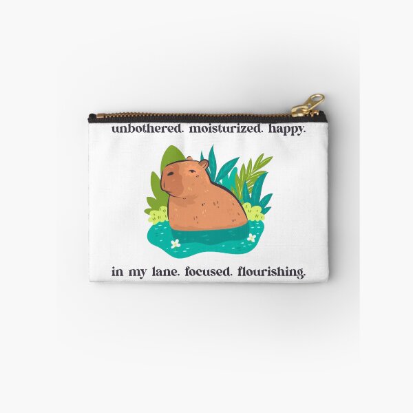 Item preview, Capybara - Unbothered. Moisturized. Happy. In My Lane. Focused. Flourishing. designed and sold by R-A Designs.